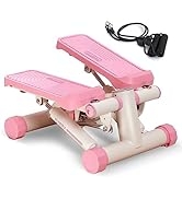 FLYBIRD Stepper for Exercise, Stair Stepper with Resistance Bands, Portable Mini Stepper with 330...