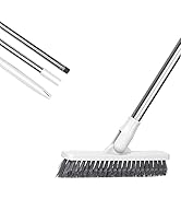 LandHope Tile Grout Brush Crevice Floor Scrub Brush 120°Rotatable Bathtub Clean Tool 9.06inches W...