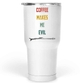 30 Oz White Large Tumbler