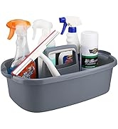 KeFanta Cleaning Supplies Caddy, Cleaning Supply Organizer with Handle, Large Plastic Bucket, Por...