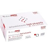 Daxwell Aluminum Foil Interfolded Pop-Up Sheets, 9" x 10.75", J10002315B (Box of 500)