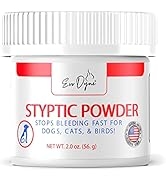 Styptic Powder for Dogs, Cats, and Birds (2 oz) by Evo Dyne | Fast-Acting Blood Stop Powder for P...