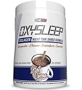 EHPlabs OxySleep Collagen Peptides Powder Night Time Shred - Promotes Deep Sleep & Shredding, Ski...