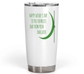 20 Oz White Fat Tumbler