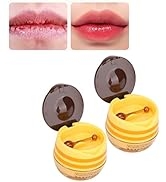 2pcs Lip Bee Balm, Honey Lip Balm, Repair Dry Skin Deeply Moisturize Lips Fade Lip Lines