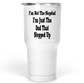 30 Oz White Large Tumbler