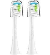 SOOCAS Electric Toothbrush Heads Replacement for X3U, 2PCS Set White