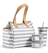 Fit + Fresh Westerly Insulated Lunch Bag, Cooler bag, Lunch Bag for Women with 2 Food Containers ...