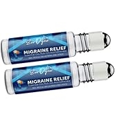 2-Pack Migraine Relief Stick, (0.3 OZ / 10 ML Roll-On Bottle), Made in The USA | Headache Relief ...