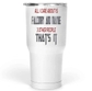 30 Oz White Large Tumbler