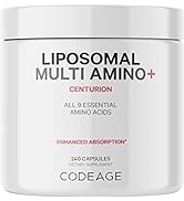 Codeage Multi Amino+ BCAA & EAA Supplement, All 9 Essential Amino Acids, Free-Form Branched-Chain...