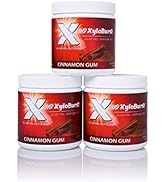 XyloBurst Xylitol Chewing Gum - Aspartame Free, Sugar Free, Vegan Gum - 100 Count Jar (3 Pack) (C...