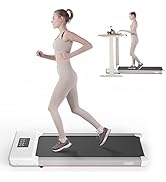 Walking Pad, 300lbs Treadmill Under Desk with 2.5HP Motor, Walking Pad Treadmill for Home and Off...