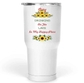 30 Oz White Large Tumbler