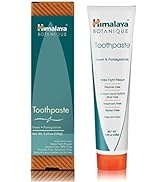 Himalaya Botanique Neem & Pomegranate Toothpaste, Original Formula for Brighter Teeth and Fresh B...