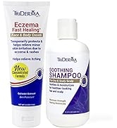 TriDerma Eczema Fast Healing Cream and Soothing Shampoo Bundle