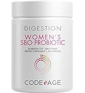 Codeage Women’s Probiotics Supplement - 50 Billion CFUs - SBO Probiotics & Prebiotics - Cranberri...