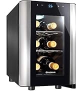 Wine Enthusiast 6-Bottle Countertop Wine Cooler