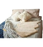 Desert Breeze Distributing Minidoka Sheepskin Medical Underlay, Large Size, natural shape 41 inch...