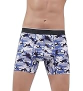 AIRCUTE Washable Urinary Incontinence Soft Underwear for Men, Dry Performance Boxer Briefs for Bl...