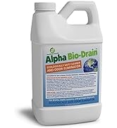 Alpha Bio-Drain Cleaner and Pet Odor Remover | Eliminates Pet Odors in Minutes | 1/2 Gallon Bottl...