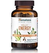 Himalaya Hello Energy for Stamina & Adrenal Support, 300 mg, 60 Capsules, 1 Month Supply