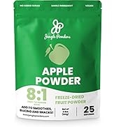 Jungle Powders Freeze Dried Apple Powder 3.5oz, Natural Unsweetened Powdered Apples Fruit Extract...