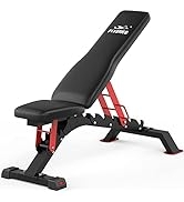 FLYBIRD Weight Bench, 1100LBS Weight Capacity Strength Training Bench Heavy-duty Adjustable Worko...