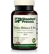 Standard Process Tuna Omega-3 Oil EPA and DHA - Whole Food Emotional Support, Brain Health and Br...