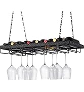 Wine Enthusiast Metal Hanging Wine Glass Rack