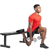 Sunny Health & Fitness Weight Bench for Heavy Duty Workouts, Exercise, Strength Training, Lifting...