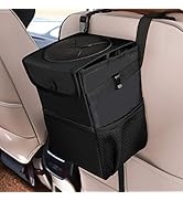 XHRING Car Trash Can for Ford F150 Explorer Bronco Maverick Ranger Fusion Escape Mustang Focus Ex...