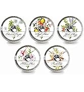 Herbal Tea Variety Pack by La Tea Dah | Five Mini Tins of Caffeine Free Assorted Tea Bags - Rooib...