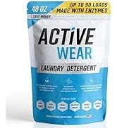 Active Wear Laundry Detergent & Soak - Formulated for Sweat and Workout Clothes - Natural Perform...