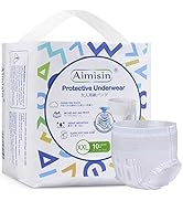 Aimisin Premium Ultra-Thin Incontinence Underwear for Men and Women, Form-Fitting with Heavy Abso...