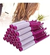 20 Pieces Hair Perm Rods, Plastic Hair Perm Rods Fluffy Perm Rod Curlers Hair Curlers Tool Kit fo...