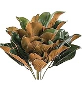 Factory Direct Craft Artificial Magnolia Leaf Bush for Home and Holiday Decorating | Realistic Fa...