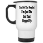 14 Oz White Travel Mug