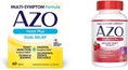 AZO Yeast Plus Dual Relief + Cranberry Pro Urinary Tract Health Supplement