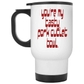 14 Oz White Travel Mug