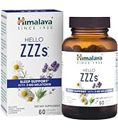 Himalaya Hello ZZZs with GABA, L-Theanine and Melatonin 3mg for Sleep Support and Occasional Slee...