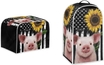 Flower Pig USA Flag-