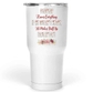 30 Oz White Large Tumbler