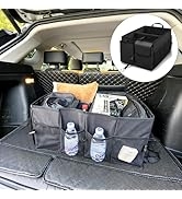 XHRING Car Trunk Organizer Storage bag for Jeep SUV Wrangler JL JK Cherokee Renegade Compass Gran...