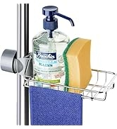 PARACITY Sponge Holder for Kitchen Sink, Over Faucet Kitchen Sink Organizer, Stainless Steel Sink...