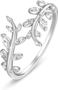 Silver-Olive Leaf Ring