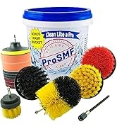 ProSMF Drill Brush Power Scrubber - Ultimate All Purpose Cleaning Drill Brush Attachment Kit for ...