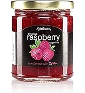 Xyloburst Sugar Free Raspberry Xylitol Jam Keto Friendly & Gluten Free, Non - GMO 10 Ounce Glass ...