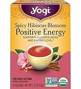 Yogi Tea - Spicy Hibiscus Blossom Positive Energy (6 Pack) - Supports Elevated Mood and Energy Le...