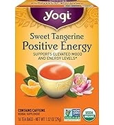 Yogi Tea - Sweet Tangerine Positive Energy Tea (6 Pack) - Supports Elevated Mood and Energy Level...